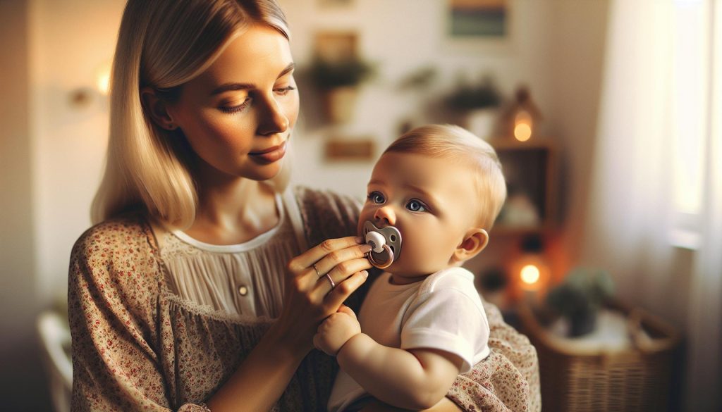 A mi bebé le da arcadas el chupete: Qué hacer para evitarlo