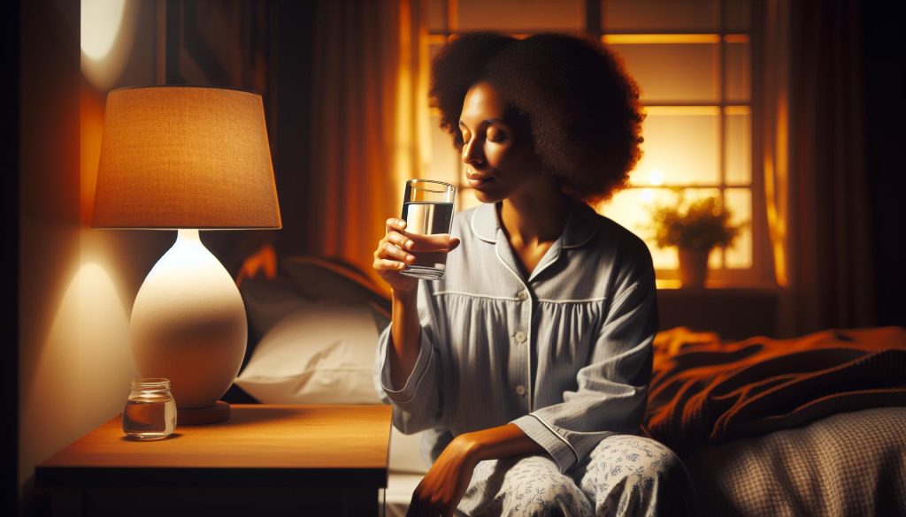 Es bueno beber agua por la noche: beneficios y riesgos​