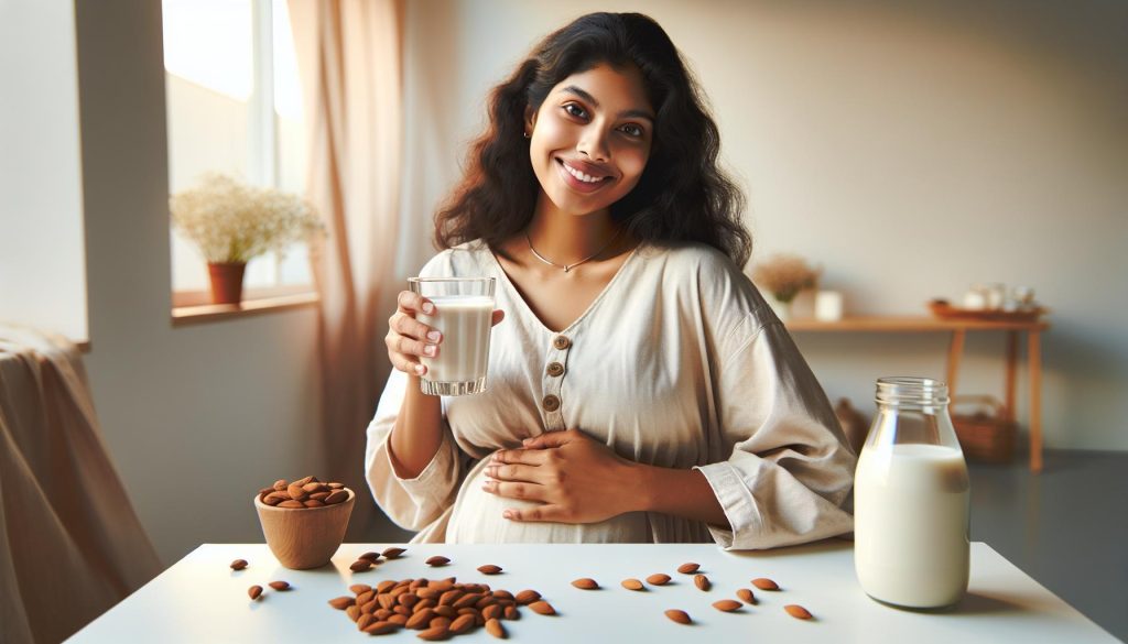Leche de Almendras Sin Azúcar: Beneficios Durante el Embarazo﻿