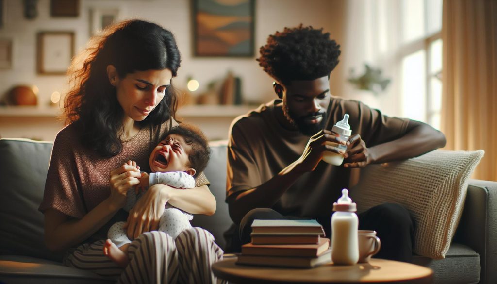 Hora bruja bebés: cómo calmar el llanto vespertino﻿