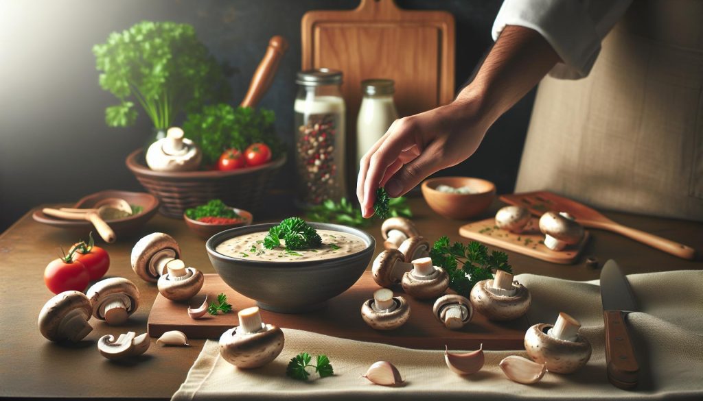 Salsa de champiñones sin nata ni leche: Lista en 15 minutos