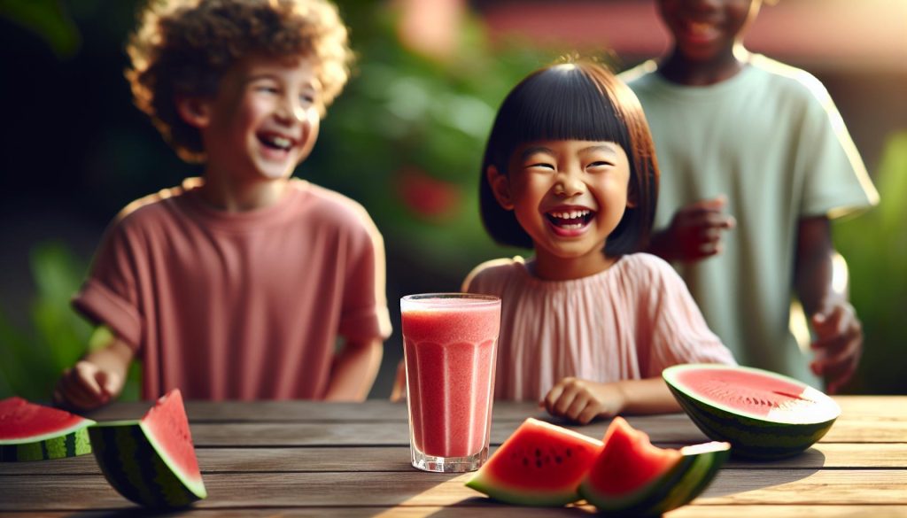 Batido de sandía sin leche: Refrescante y saludable para niños