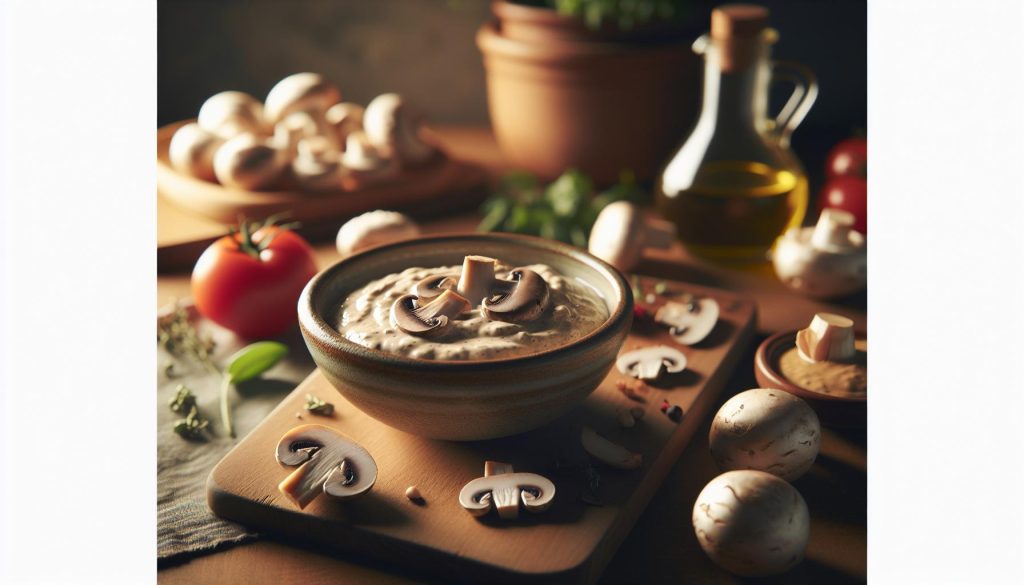 Salsa Champiñones Sin Nata Ni Leche: Cremosa y Saludable﻿