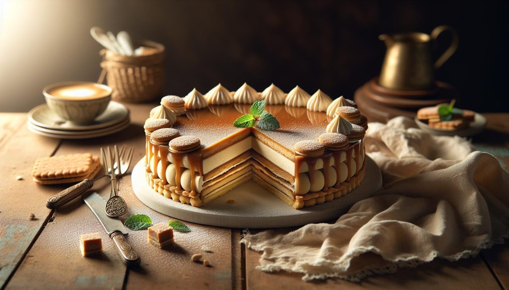 Tarta de dulce de leche y galletas sin horno: ¡Sorpréndete!