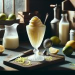 Sorbete de limón sin alcohol con leche condensada: Perfecto