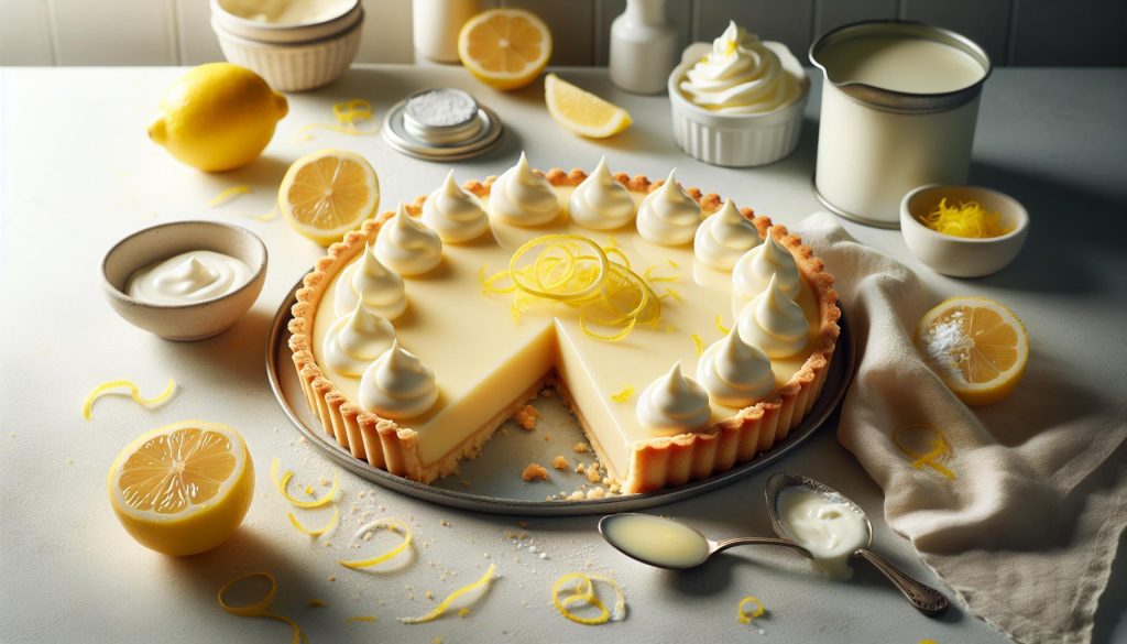 Tarta de limón con leche condensada sin horno: Fácil y rápida