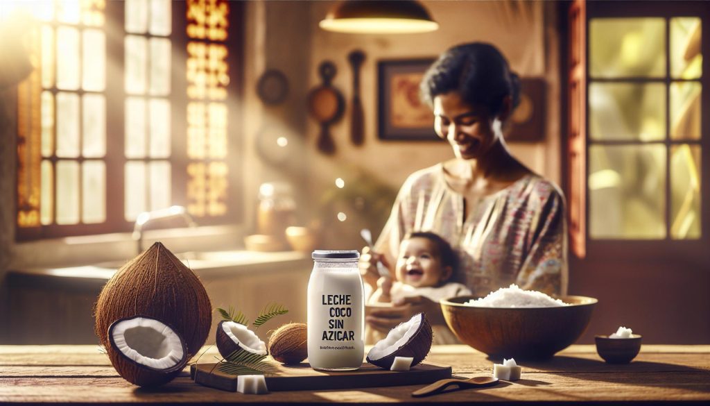 Leche de Coco Sin Azúcar: Perfecta Para Recetas de Bebé﻿