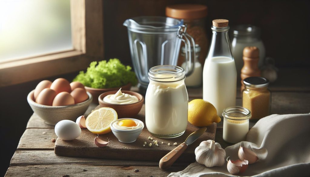 Mayonesa Sin Aceite con Leche: Ligera y Rápida de Hacer﻿