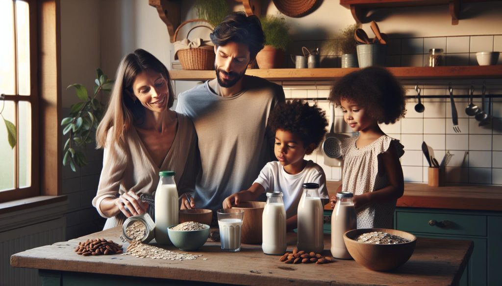 Leche vegetal sin gluten: Opciones nutritivas para tu familia