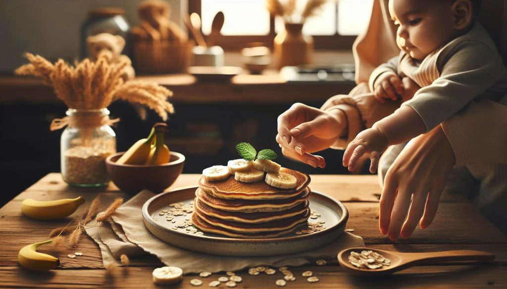 Tortitas de Avena y Plátano BLW Sin Leche: Nutritivas Para Bebés﻿