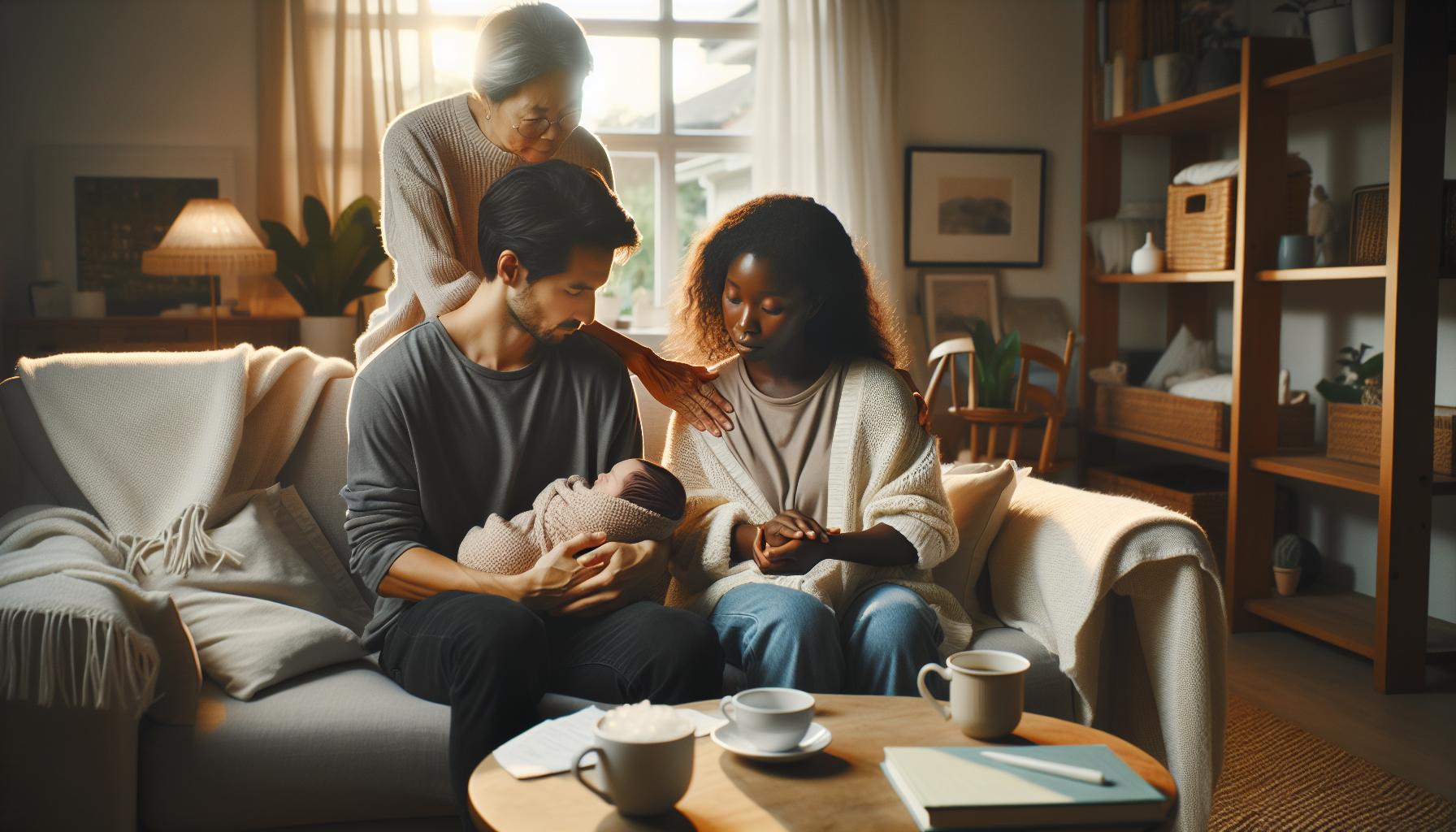 8. Apoyo emocional para los nuevos padres: Estrategias para afrontar los desafíos iniciales