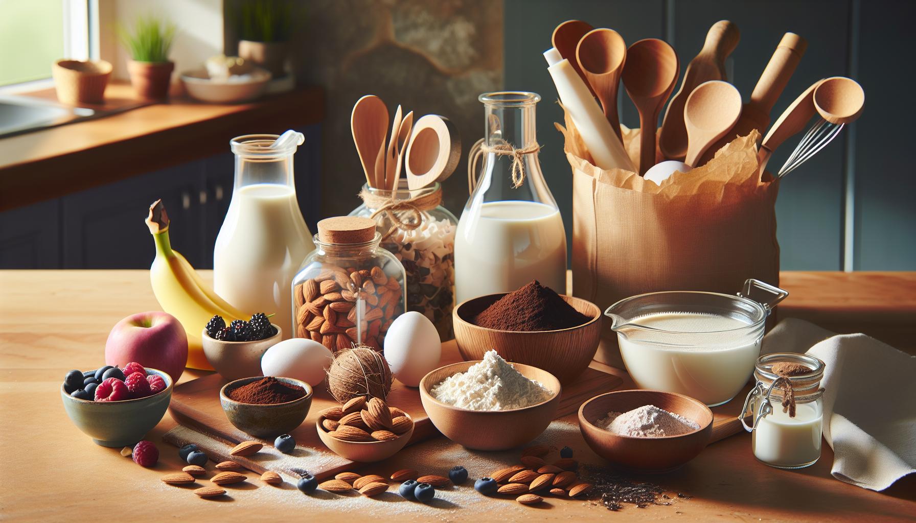 2. Ingredientes Básicos para Crear Tartas Deliciosas Sin Lactosa