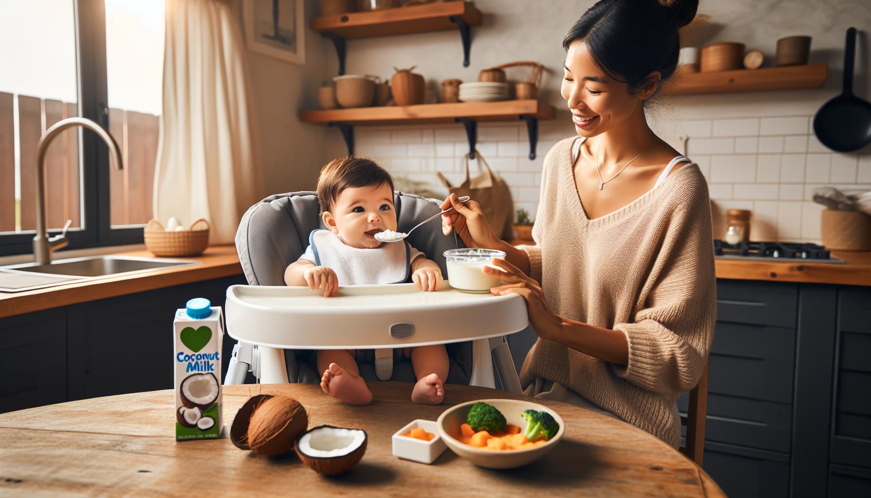 Cómo Incorporar la Leche de Coco en las Primeras Comidas de tu Pequeño