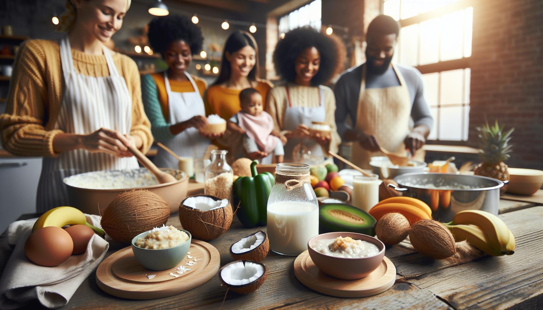 Recetas Saludables y Deliciosas con Leche de Coco para Bebés
