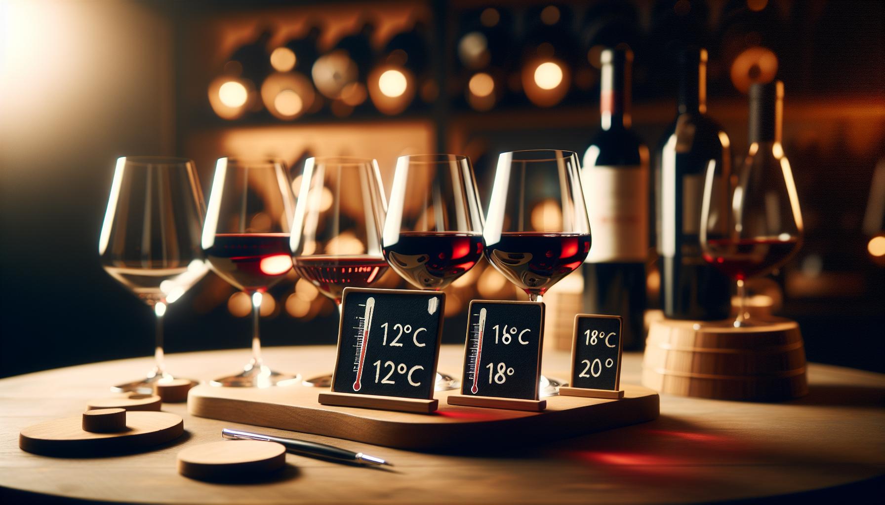 2. Temperaturas Recomendadas según el Tipo de Vino Tinto