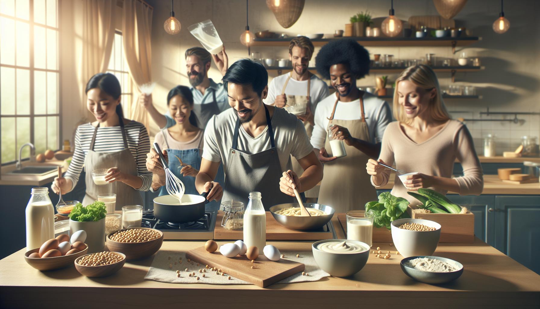 Usos creativos de la bebida de soja en la cocina