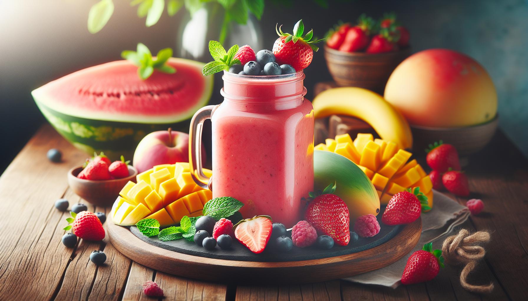 Otras frutas que puedes combinar con tu batido de sandía