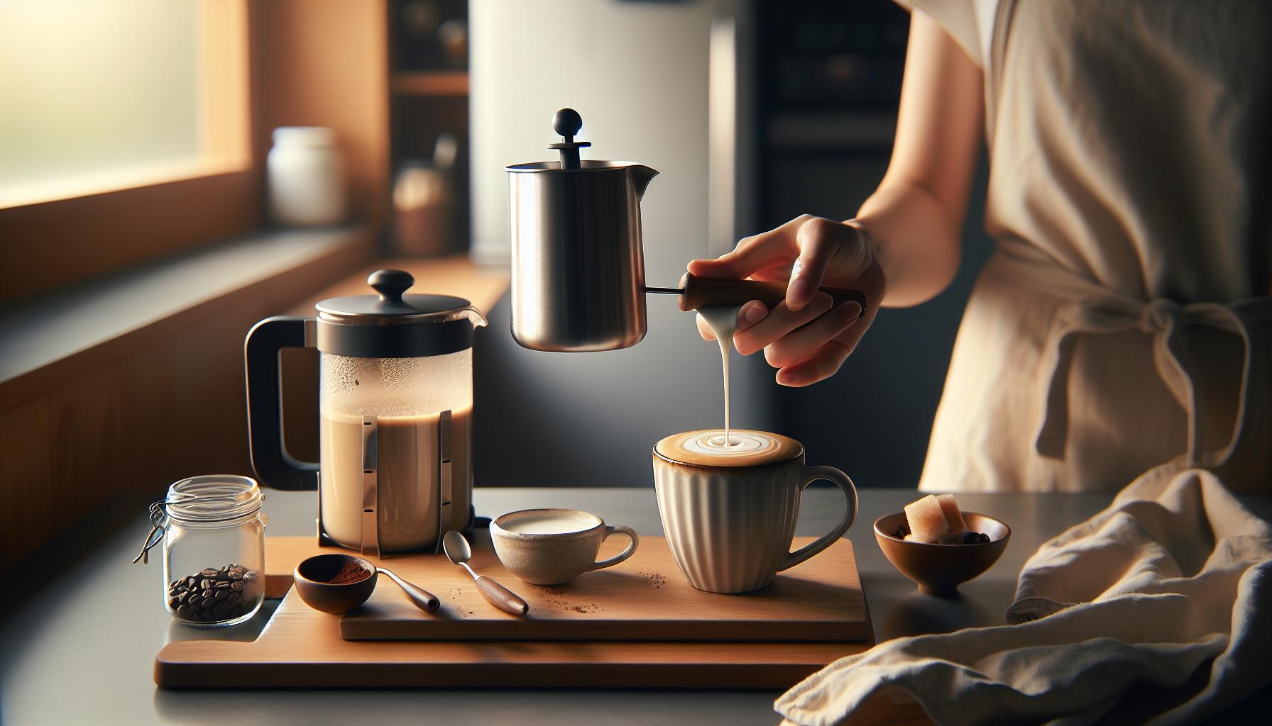 3. Cómo Preparar un Delicioso Café con Leche Sin Azúcar en Casa