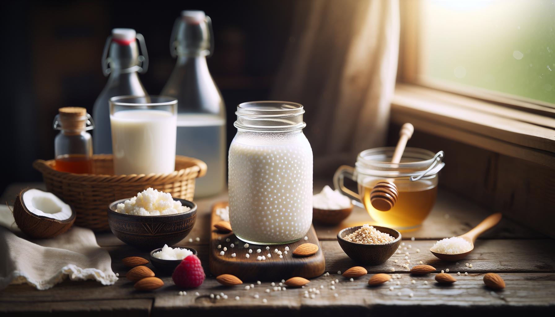 Se puede hacer kéfir con leche sin lactosa: Guía práctica 2 Ingredientes Esenciales para Hacer Kéfir Sin Lactosa
