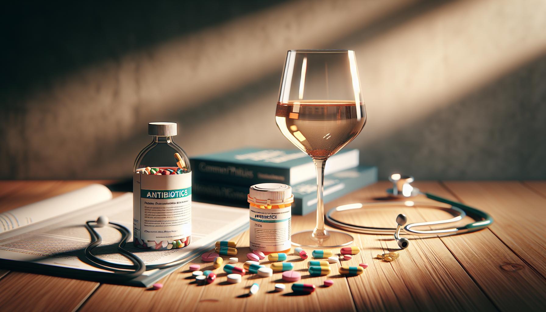 3. Antibióticos comunes y sus reacciones con el alcohol