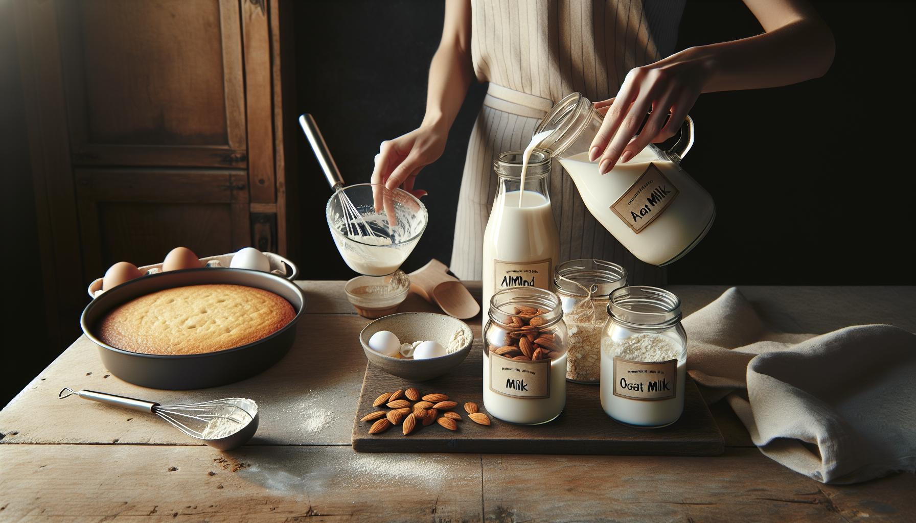 Alternativas saludables: Sustitutos de la leche en tu bizcocho