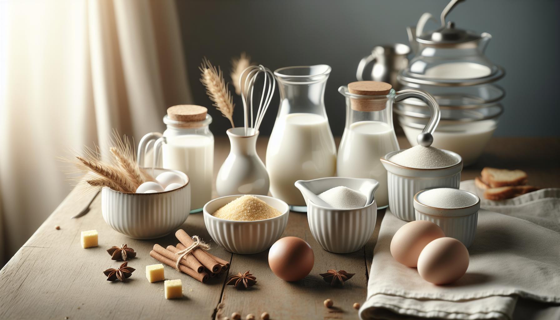 3. Ingredientes clave: Todo lo que necesitas para tu leche frita