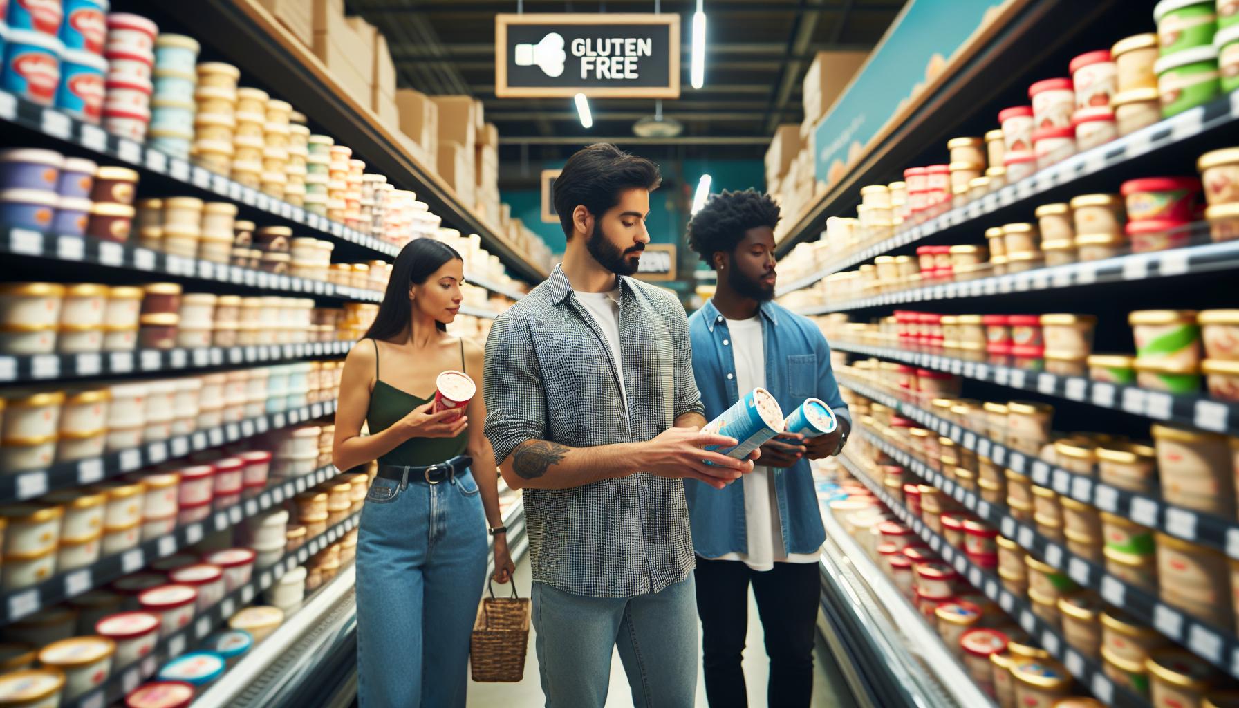 Helado Sin Gluten y Sin Lactosa: Verano Refrescante y Seguro 4 5. Consejos para Compras: Elegir Helados Comerciales Sin Gluten y Sin Lactosa