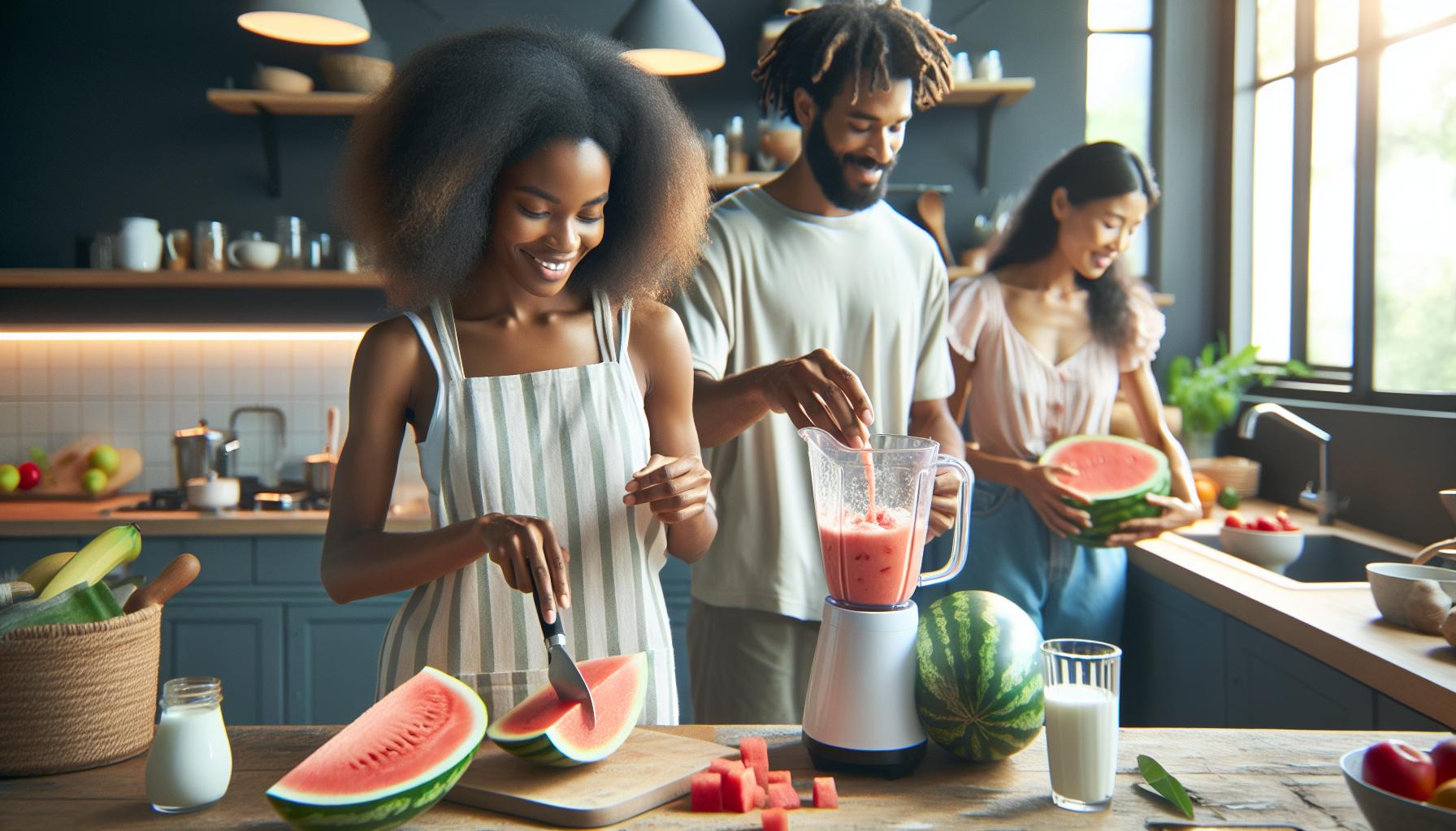 Cómo preparar un batido de sandía delicioso en solo 5 pasos