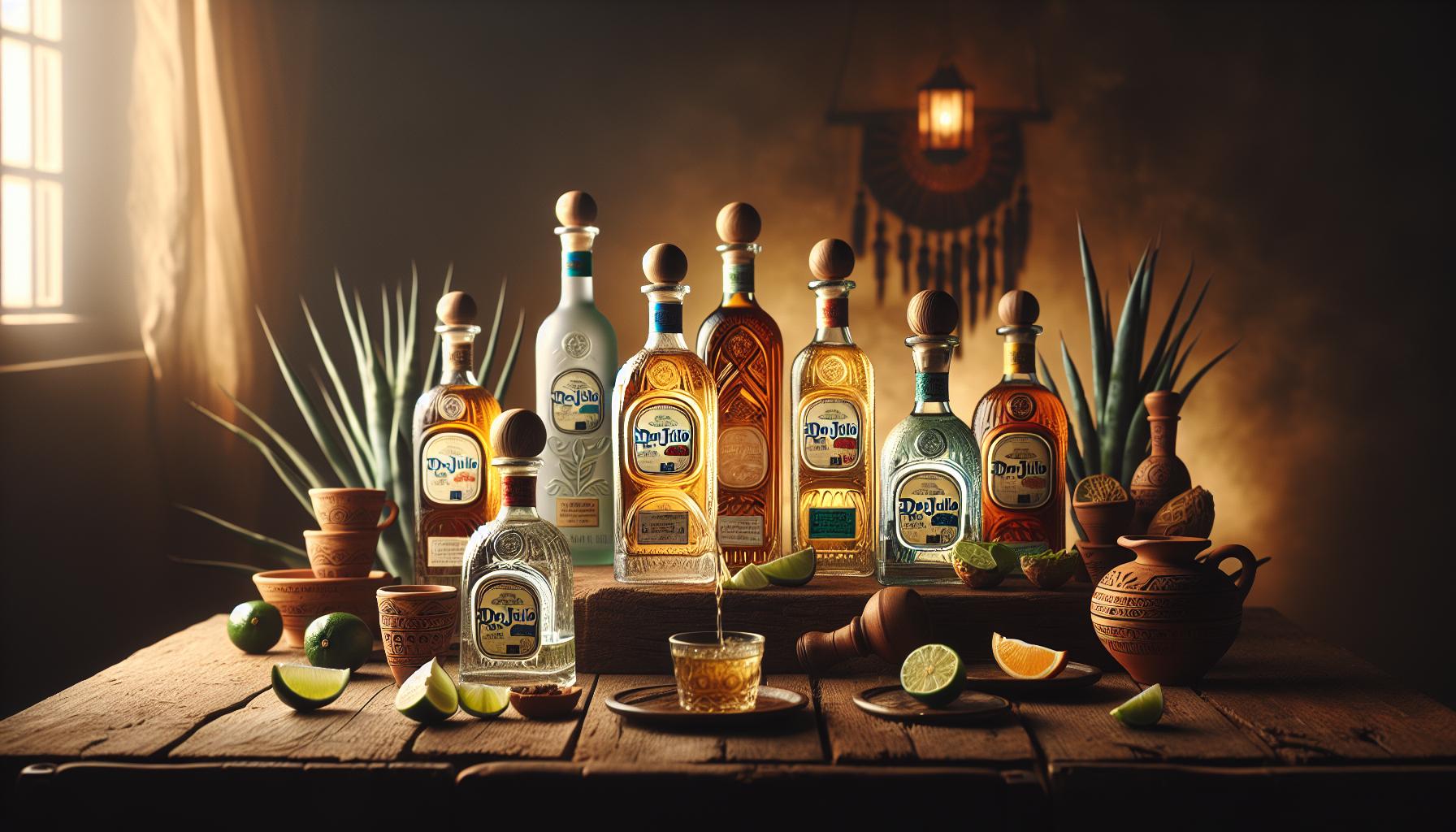 Variedades de tequila Don Julio: Descubre sus características únicas
