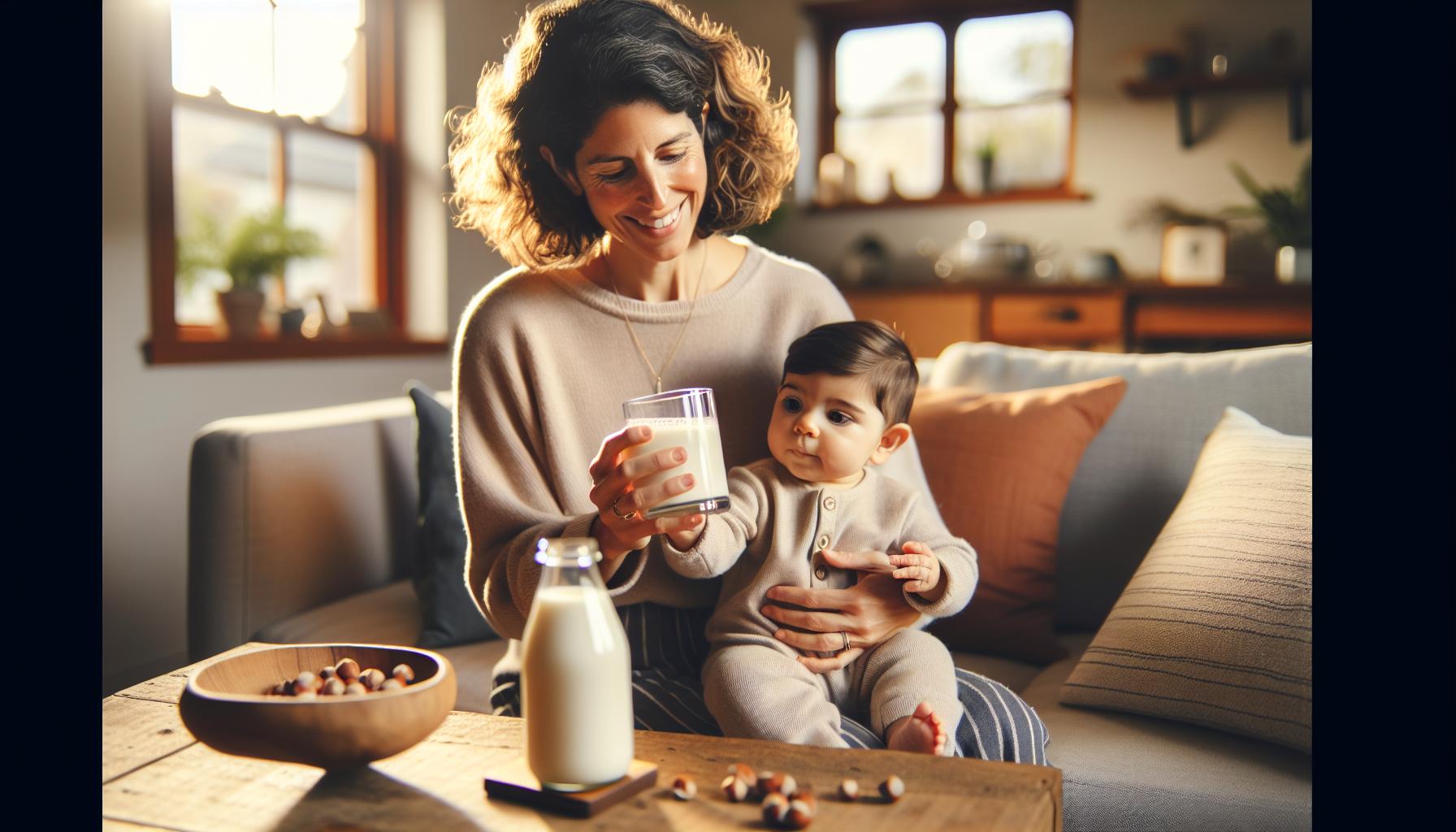 Leche de Avellanas Sin Azúcar: Rica en Nutrientes Para Mamás 1 Beneficios de la Leche de Avellanas Sin Azúcar para Mamás y Bebés