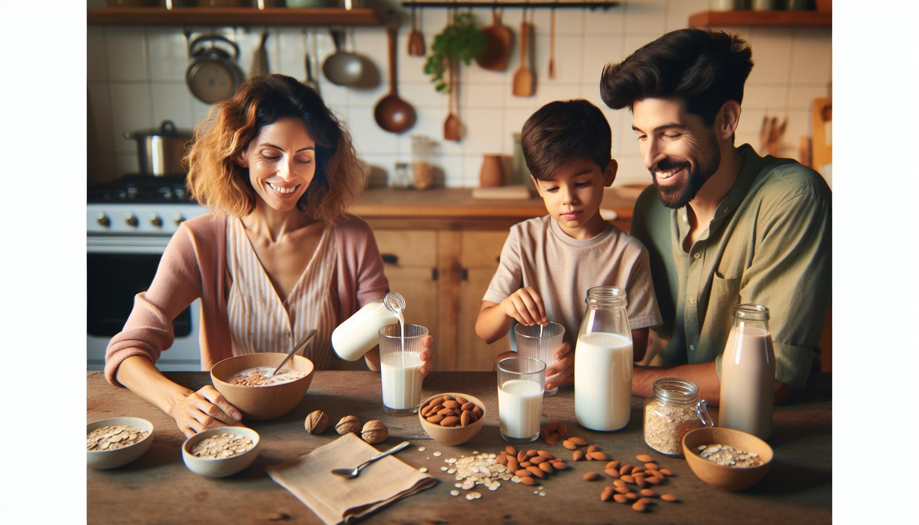 Leche vegetal sin gluten: Opciones nutritivas para tu familia