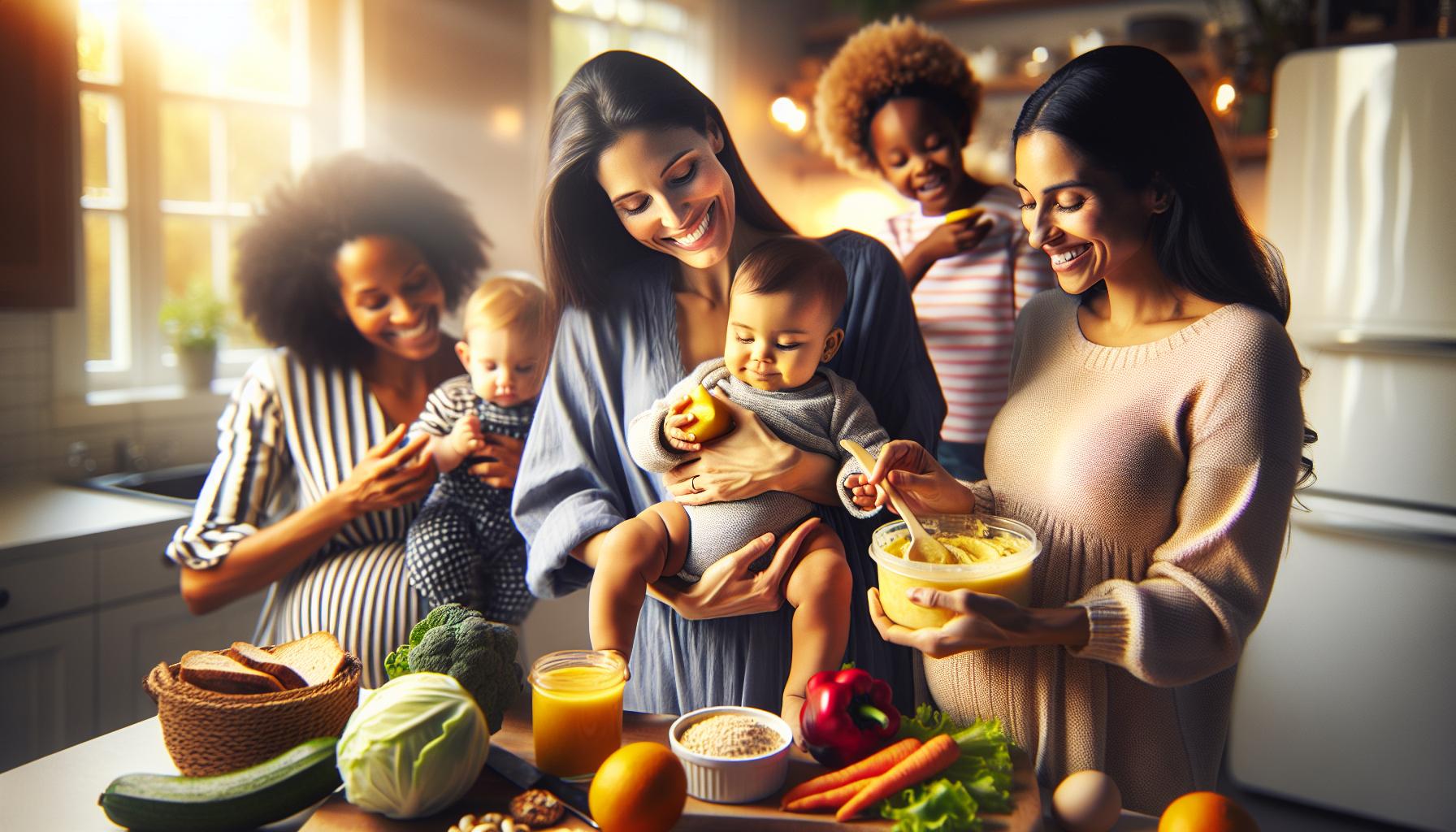Alimentación saludable: Guía de nutrición para mamás y bebés