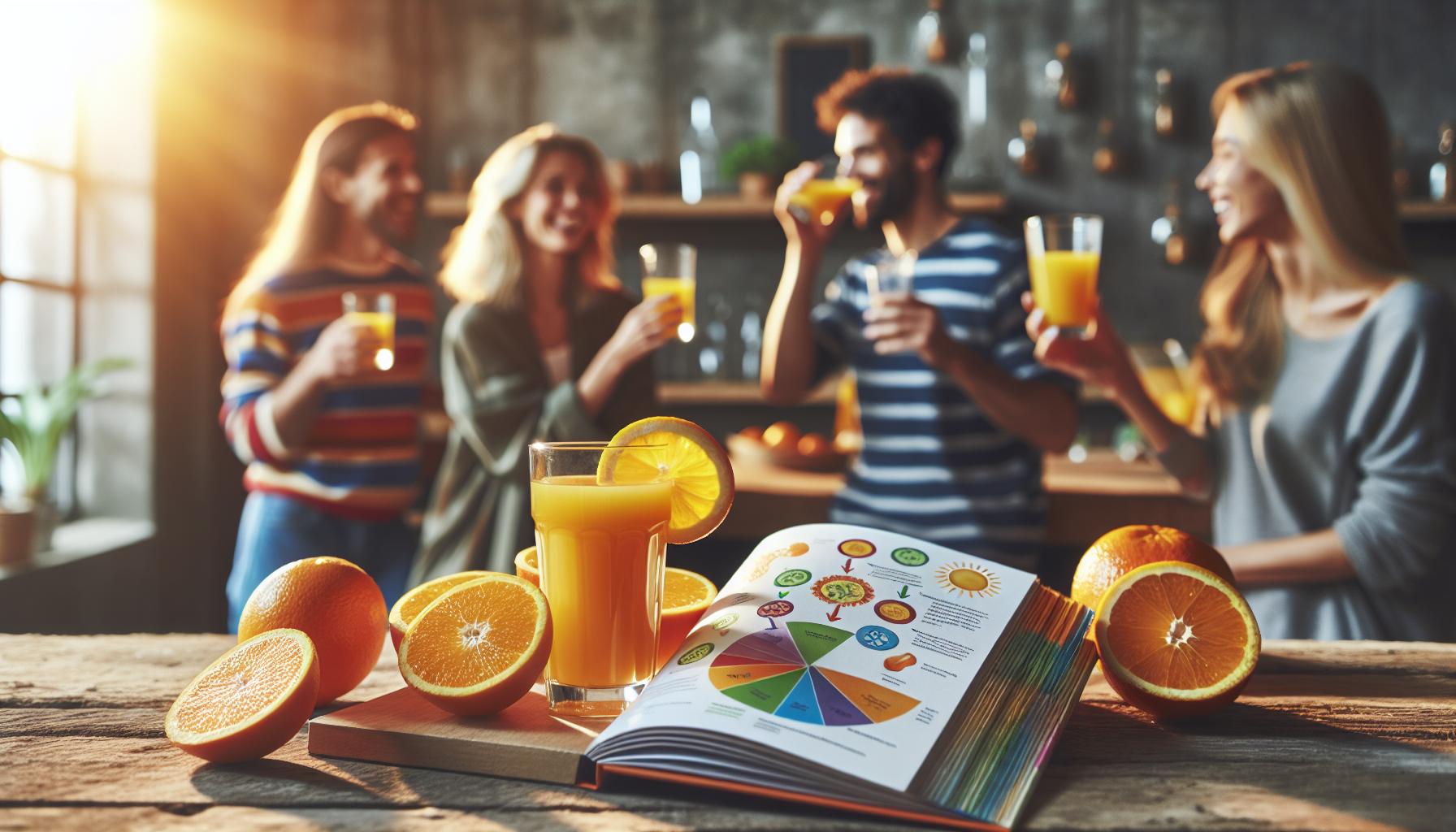 Es bueno beber zumo de naranja: Nutrición y recomendaciones 3 Explora las vitaminas y minerales que aporta el zumo de naranja y cómo pueden mejorar tu salud