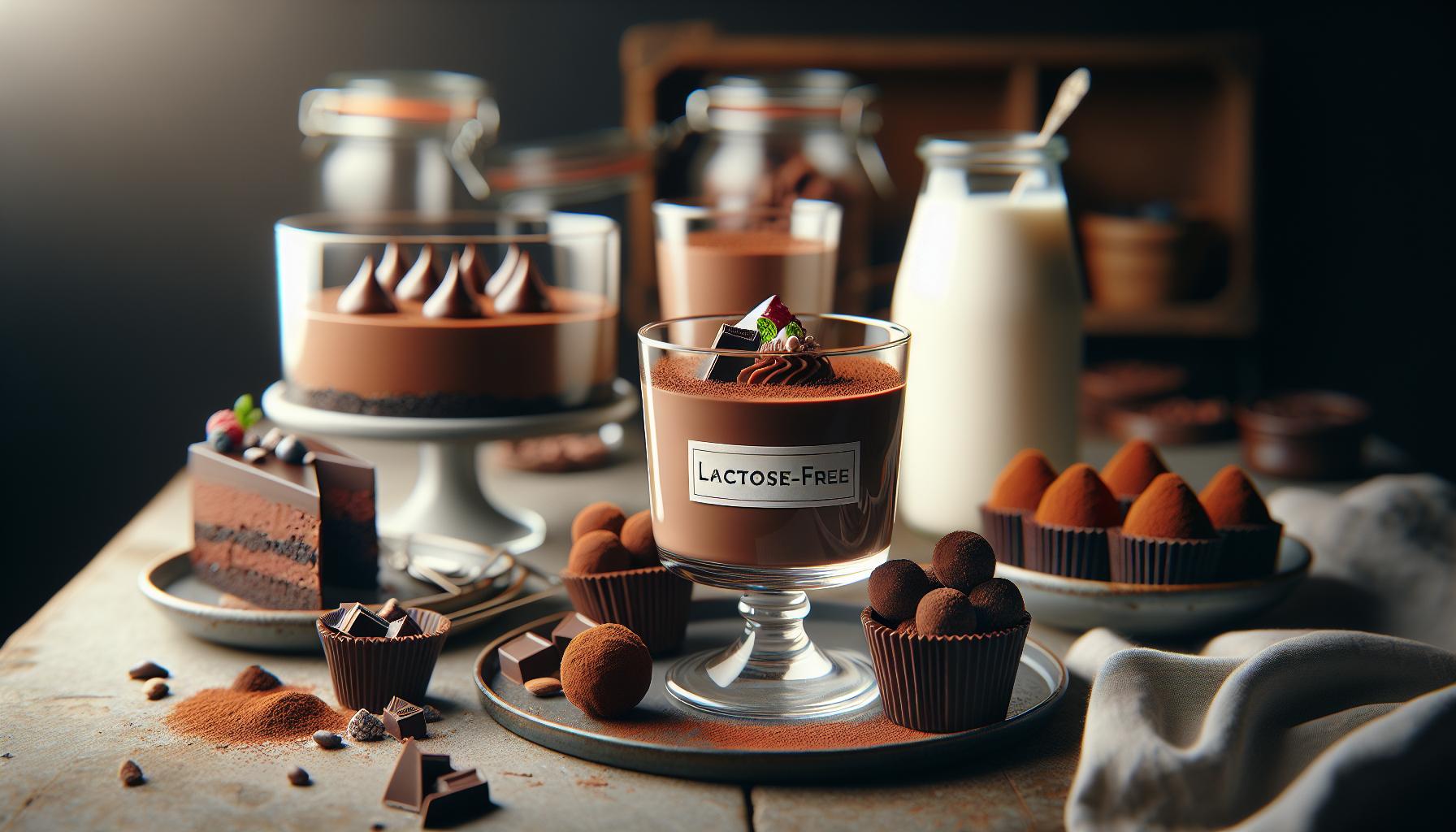 4. Recetas irresistibles de postres con chocolate sin lactosa