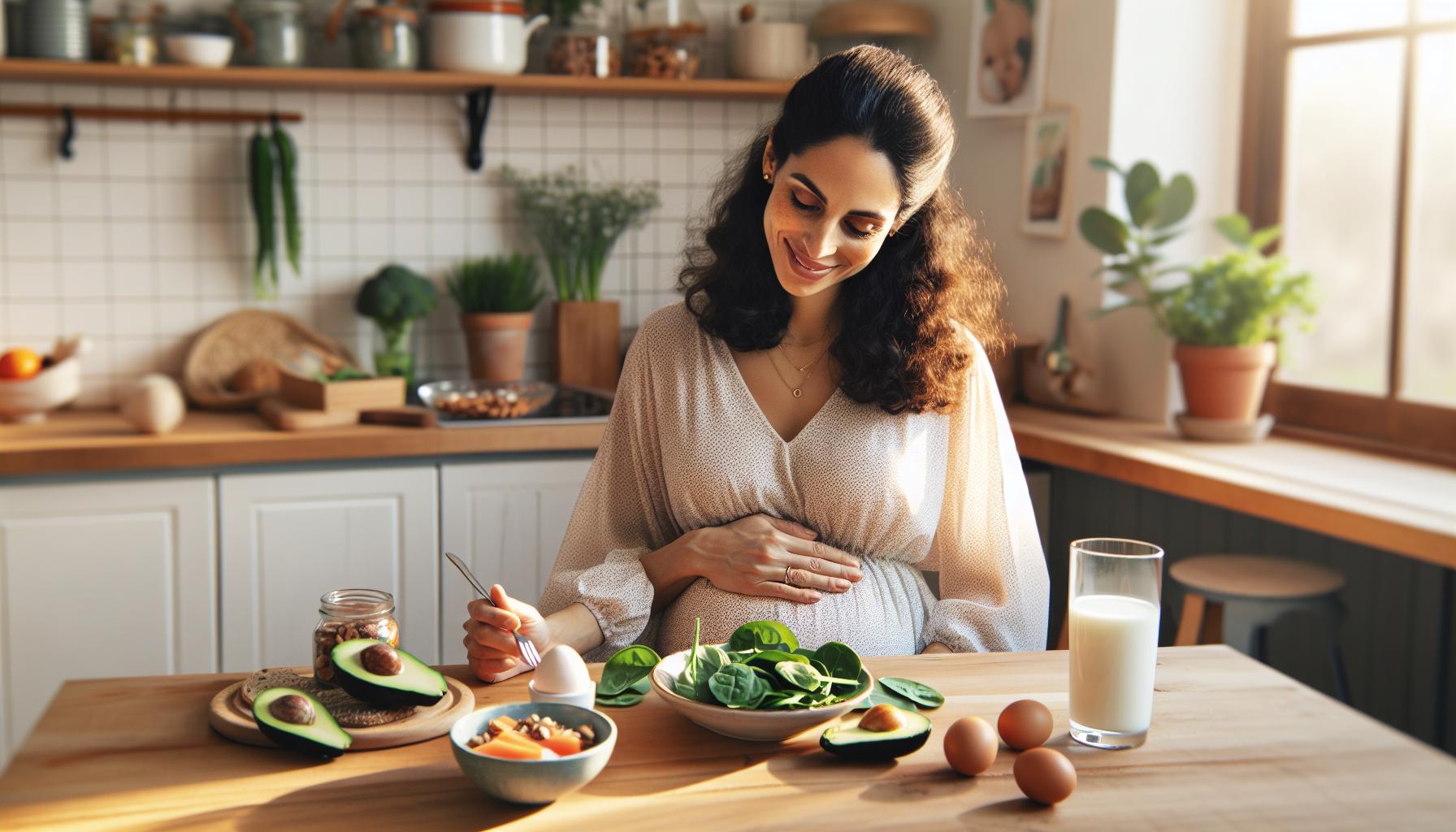Alimentación adecuada para embarazadas: Nutrientes esenciales en la semana 10