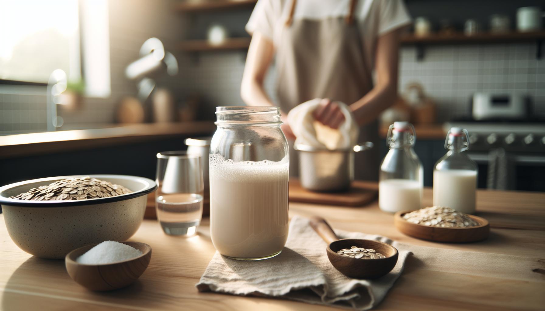 4. Receta fácil: Cómo preparar leche de avena sin azúcar en casa
