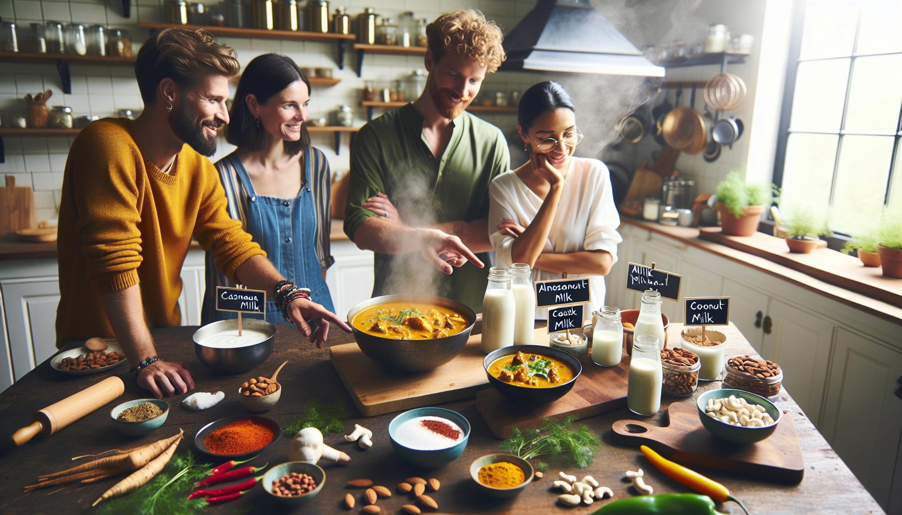Cómo hacer pollo al curry sin leche de coco: Truco infalible 2 Exploramos la esencia del pollo al curry y las razones para optar por alternativas a la leche de coco