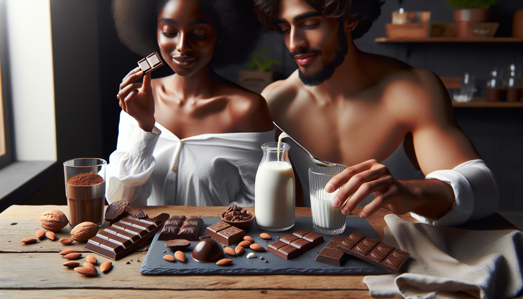 Explora qué es el chocolate sin leche y las propiedades que lo hacen una opción interesante