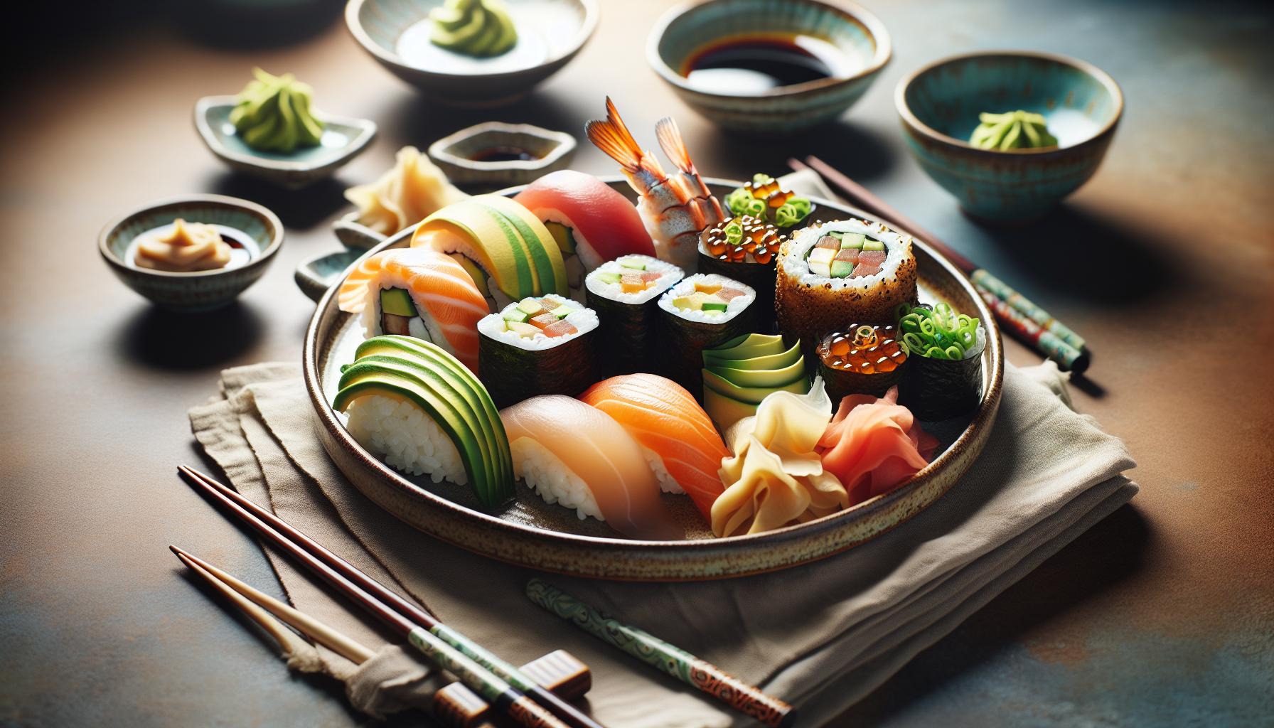 Recetas deliciosas de sushi sin gluten para probar