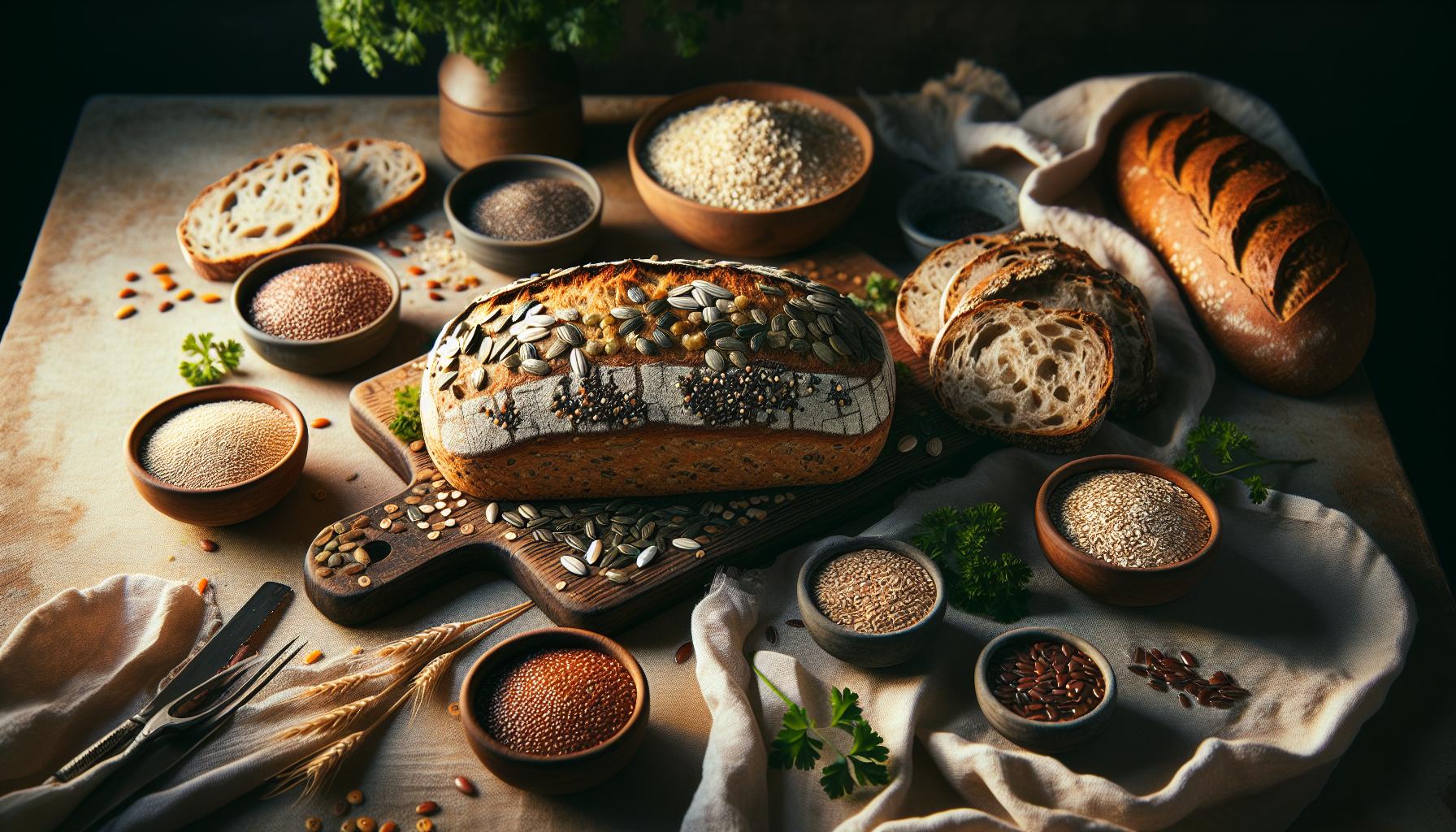 6. Alternativas Saludables: Granos y Semillas en Pan Integral sin Gluten