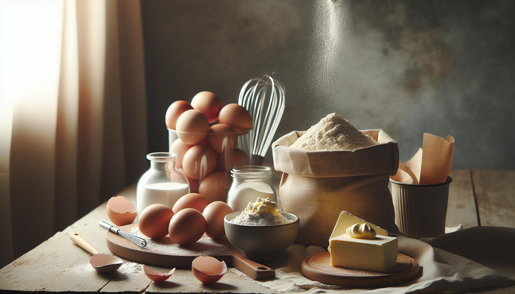 2. Ingredientes Clave para un Bizcocho Esponjoso y Delicioso